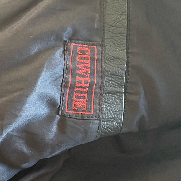 Vintage Vanguard Black Leather Motorcycle Jacket-Medium - Picture 15 of 15